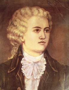 Wolfgang Amadeus Mozart during His Stay in Prague in 1787 by Austrian School